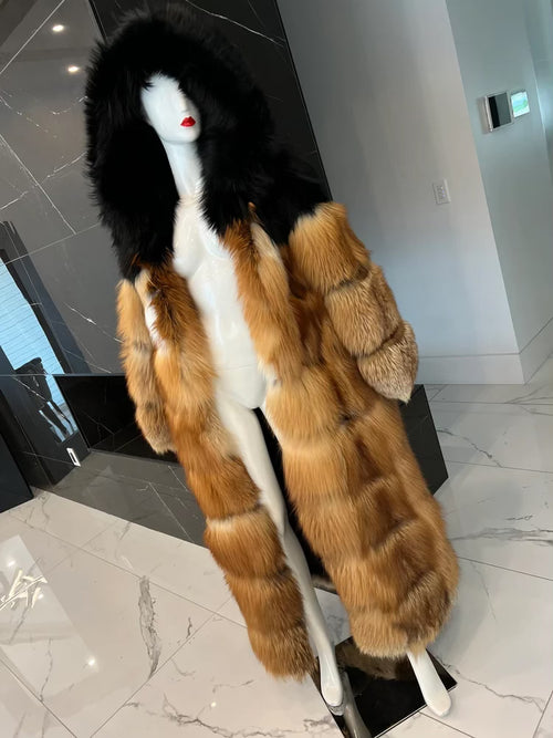 6in1 AALIYAH COAT
Colour: natural red fox and black
Size: 1X